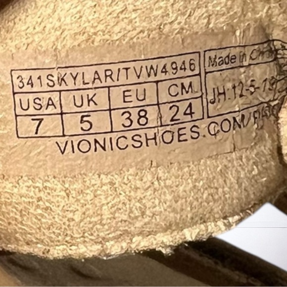 🌻Vionic Skylar Adjustable Slide Orthotic Sandal Women's Size 7 - Picture 12 of 12